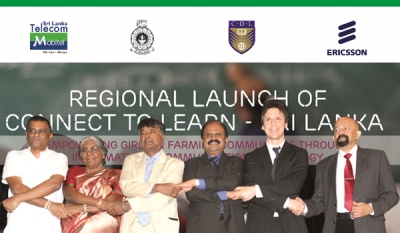 Empowering Girls in Sri Lanka: Ericsson, Mobitel, OUSL and COL unveils “Connect to Learn” initiative in Kandy