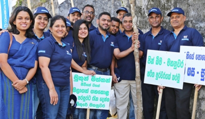 ComBank plants trees in Kandy City as part of centenary celebrations
