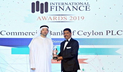 ComBank honoured with two awards by International Finance