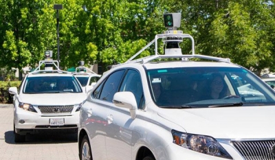 Google Car rear ended in California, three injured