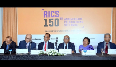 All set for RICS Sri Lanka to celebrate 150 years of Service Excellence in Property Development industry rendered by the profession