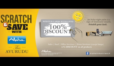 Alpha to add colour to the festival season with “Scratch &amp; Save” Avurudu promotion