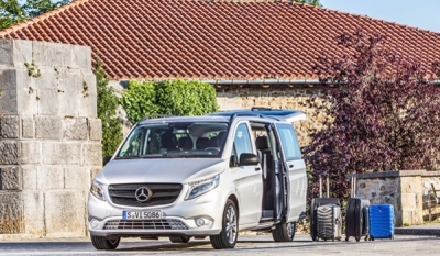 The First Mercedes-Benz Vito Luxury passenger van delivered to Malkey rent-a-car