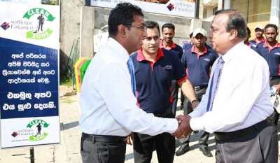 Dy. Minister Dr. Harsha joins Softlogic Finance to launch ‘Clean Zone’