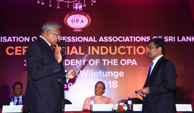 IPM Past President Lalith Wijetunge Inducted as President, OPA