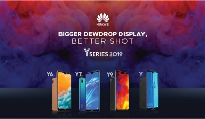Huawei Y series 2019 features a super large battery and AI Camera