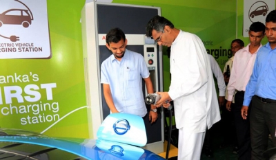 Sri Lanka Launched the First Electric Power Vehicle Charging Station