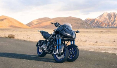 Yamaha’s Radical New Three-Wheeled Sportbike (14 photos)