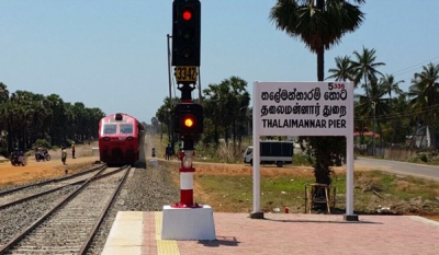 Successful Trial Run of Talai Mannar Rail Track Conduted