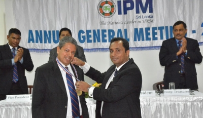 Prof. Ajantha Dharmasiri Takes Over the Reins of IPM Sri Lanka