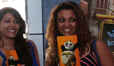 &#039;Panda&#039;- monium at E FM Kung Fu Panda 3 premiere