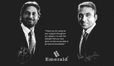 Emerald Launches Kumar and Mahela 2015 Choice Collection