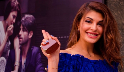 Jacqueline Fernandez  visits CJS -  Love . Obsession . Romance