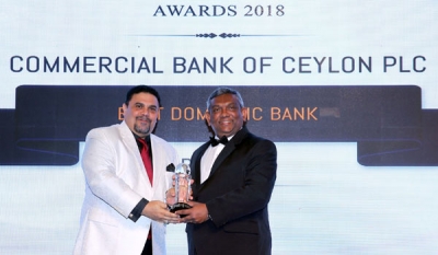 ComBank receives two awards from International Finance