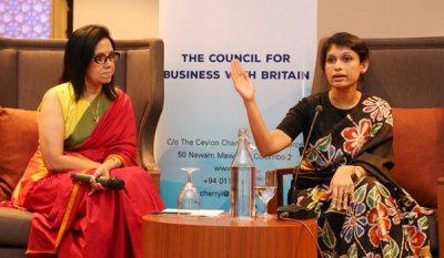 Unilever Sri Lanka’s NIlushi Jayatileke delivers address on ‘Responsible Marketing in Today’s Social Media Landscape’ at the Breakfast Seminar organized by the Council for Business with Britain