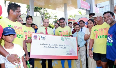 Lanka IOC donates generously towards TRAIL Walk crowd funding initiative