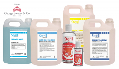 George Steuarts’ Sterill unveils advanced hand sanitizer gel with new formula for the retail market