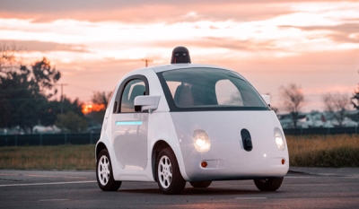 Google&#039;s new self-driving cars hit streets of Mountain View ( Video )