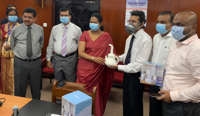 Dankotuwa Porcelain Donates Customized Steam Inhalers to Healthcare Establishments