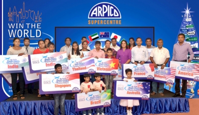 Arpico presents ‘Win the World’ holidays to 25customer families