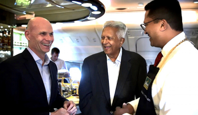 Emirates pays warm tribute to Merrill J. Fernando on his 90th birthday