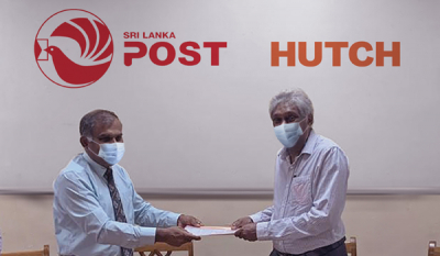HUTCH together with Department of Posts Sri Lanka extends support during COVID 19