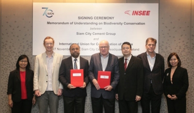INSEE Group signs MOU with IUCN to enrich biodiversity in Asian quarries