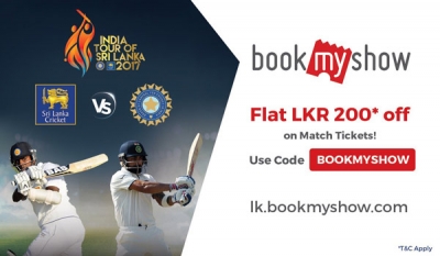 Tickets for Sri Lanka-India cricket series available online on BookMyShow