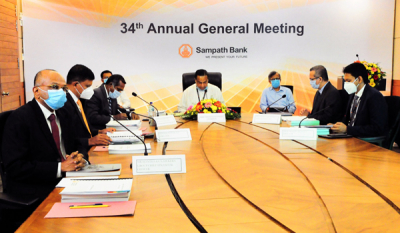 Another 1st from the Pioneer of Innovation; Sampath Bank successfully hosts Sri Lanka’s first fully fledged virtual AGM