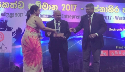 Quebee Den&#039;s Rohanthi recognised as Western Province&#039;s &#039;Best Entrepreneur - Industrial and Manufacturing Sector&#039;