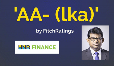 HNB FINANCE gets Fitch rating upgraded to &#039;AA-(lka)&#039;
