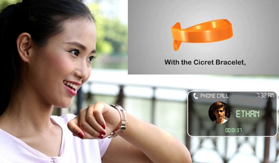 Touchscreen-Projecting Bracelets : Cicret